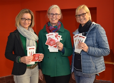 Das Foto zeigt Brigitta Lindemann mit ihren Kolleginnen aus der Gleichstellungsstelle des Rhein-Sieg-Kreises. Urheber: Rhein-Sieg-Kreis 