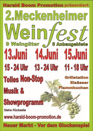 Weinfest 2014 Flyer