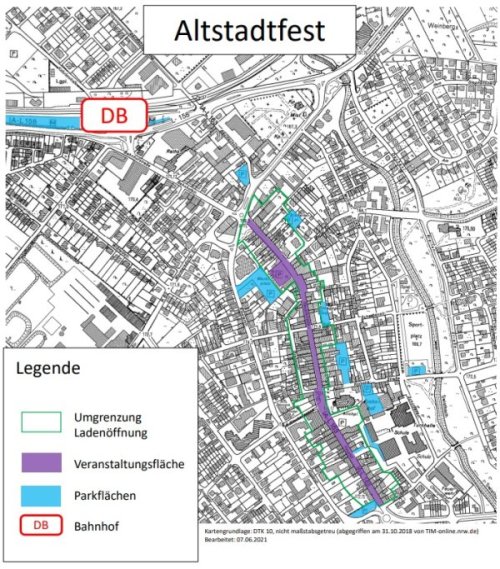 Grafik zeigt die Karte Altstadtfest.