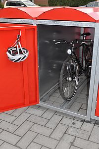 Fahrradboxen am Bahnhof Meckenheim