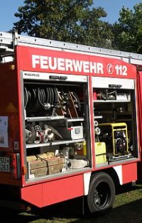 Foto zeigt ein Fahrzeug der Freiwilligen Feuerwehr Meckenheim