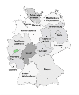 Grafik zeigt die Deutschlandkarte mit den Bundesländern und die Lage des Rhein-Sieg-Kreises