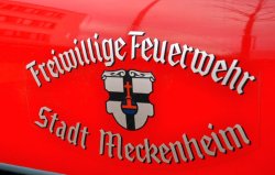 Foto zeigt das Logo der Freiwilligen Feuerwehr Meckenheim.
