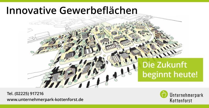 Grafik des Unternehmerparks Kottenforst - Innovative Gewerbeflächen
