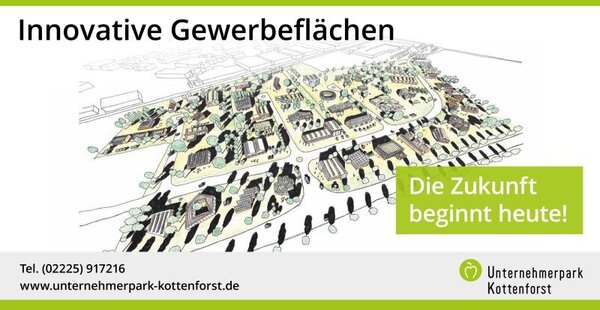 Grafik des Unternehmerparks Kottenforst - Innovative Gewerbeflächen