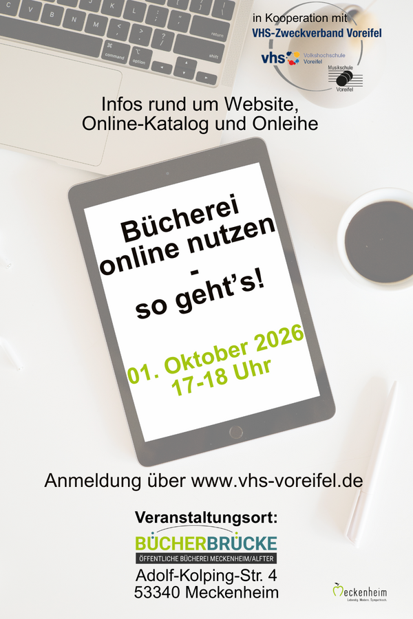 Bild vergr&ouml;&szlig;ern: Bücherei online nutzen