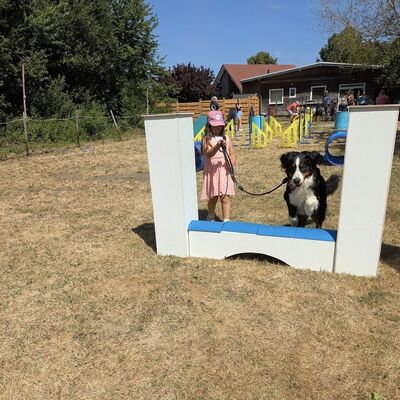 Abschlussaktion der Vorschulkinder - Auf den Hund gekommen