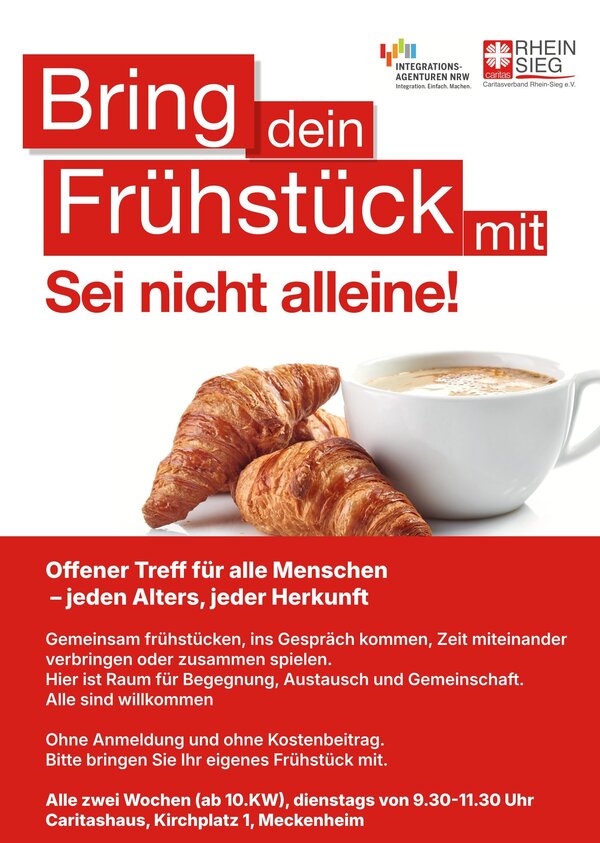 Bild vergr&ouml;&szlig;ern: Bring dein Frühstück mit- Sie nicht alleine!