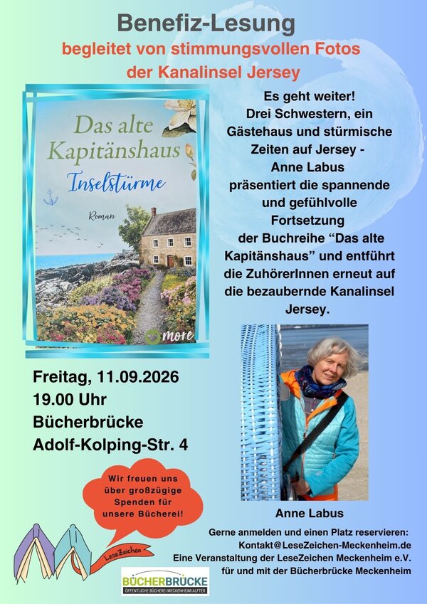 Bild vergr&ouml;&szlig;ern: Lesung Anne Labus Inselstürme