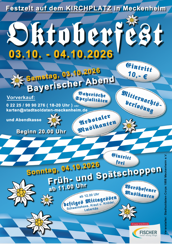 Bild vergr&ouml;&szlig;ern: Plakat Oktoberfest 2026 Stadtsoldaten