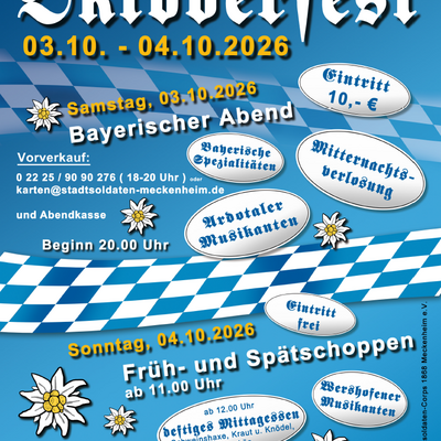 Plakat Oktoberfest 2026 Stadtsoldaten