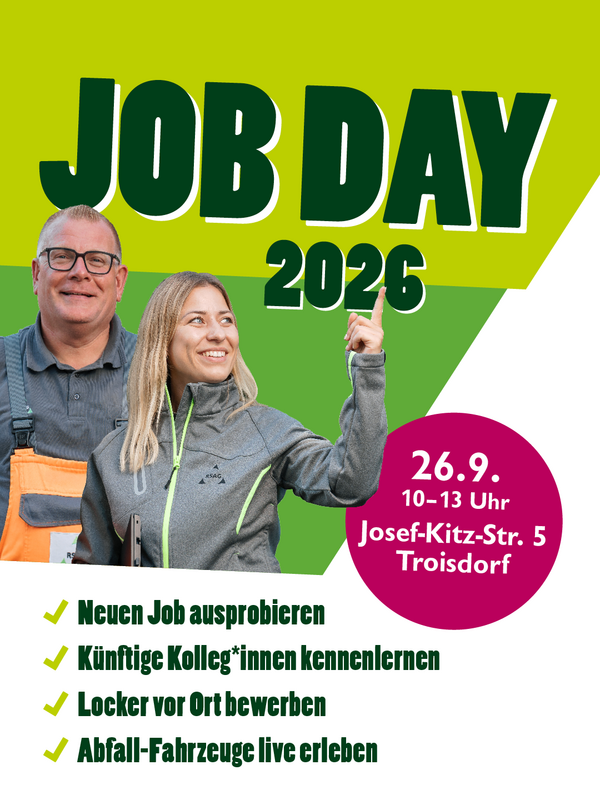Bild vergr&ouml;&szlig;ern: Plakat JobDay 26.9. RSAG
