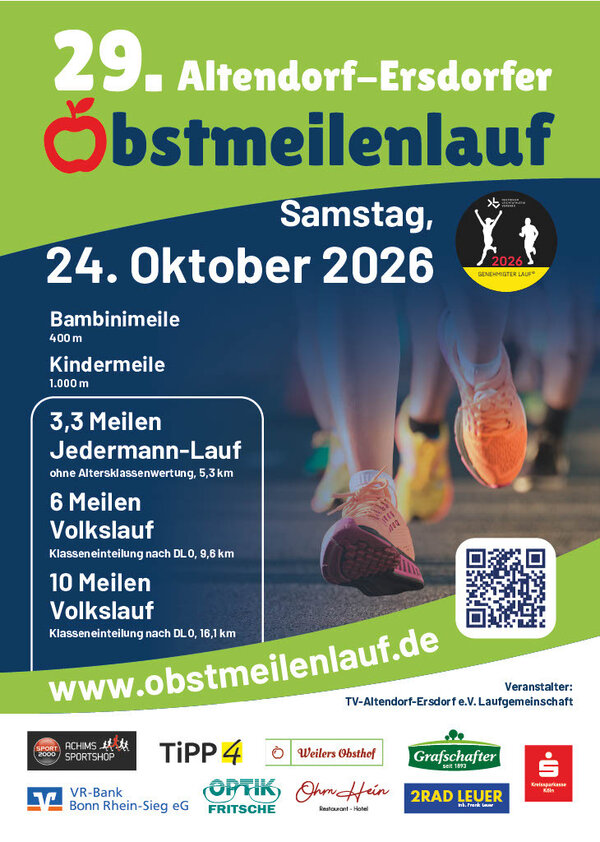 Bild vergr&ouml;&szlig;ern: Plakat Obstmeilenlauf